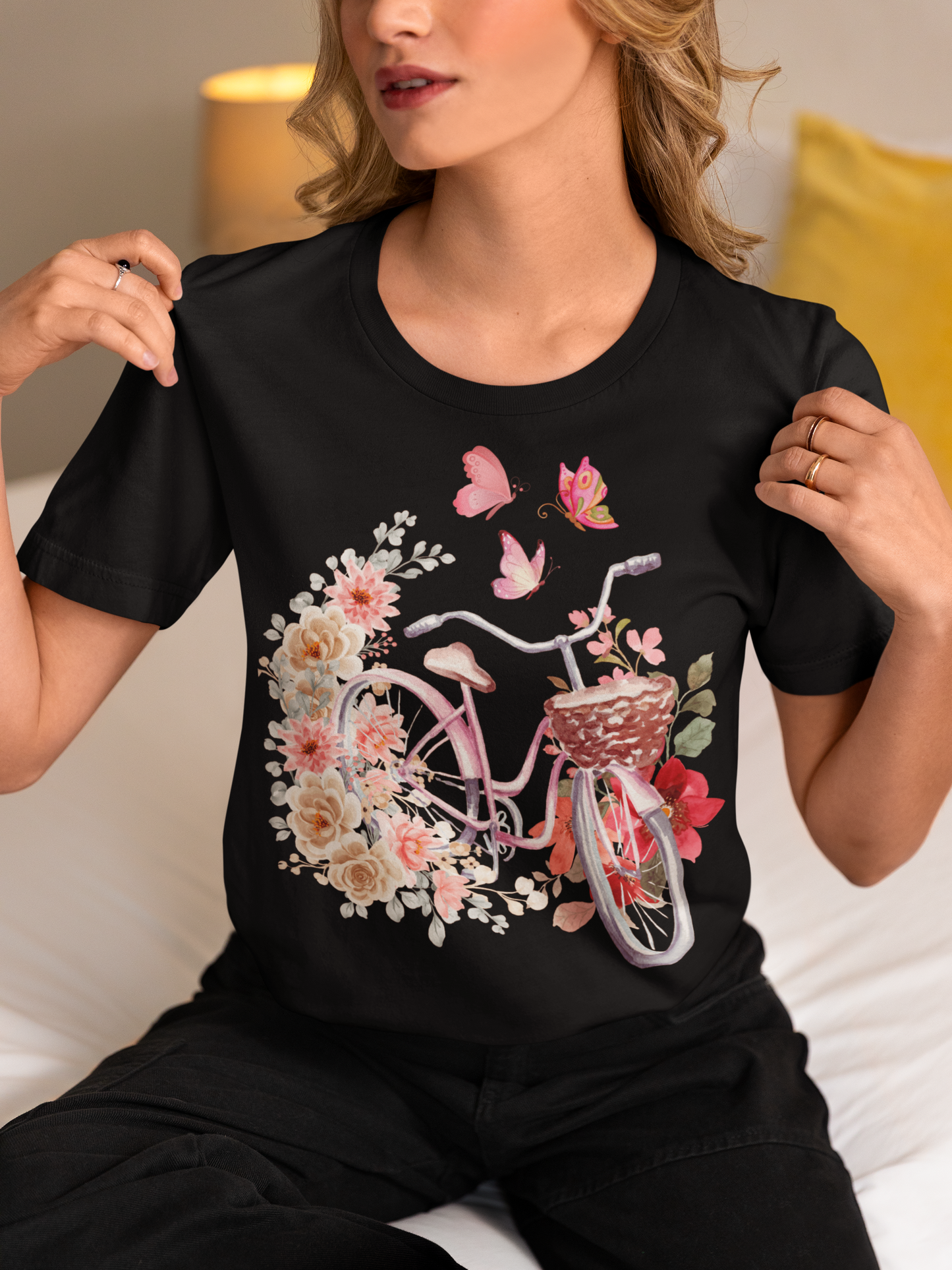 Butterfly Bicycle Short Sleeve Tee