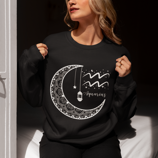 Aquarius Moon ™ Crewneck Sweatshirt